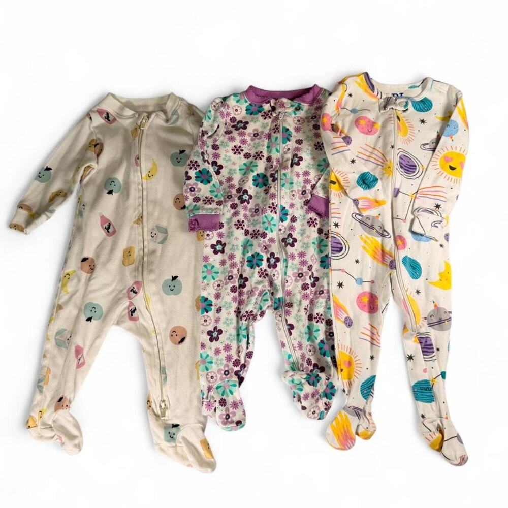 Baby pajama sleeper bundle of 3